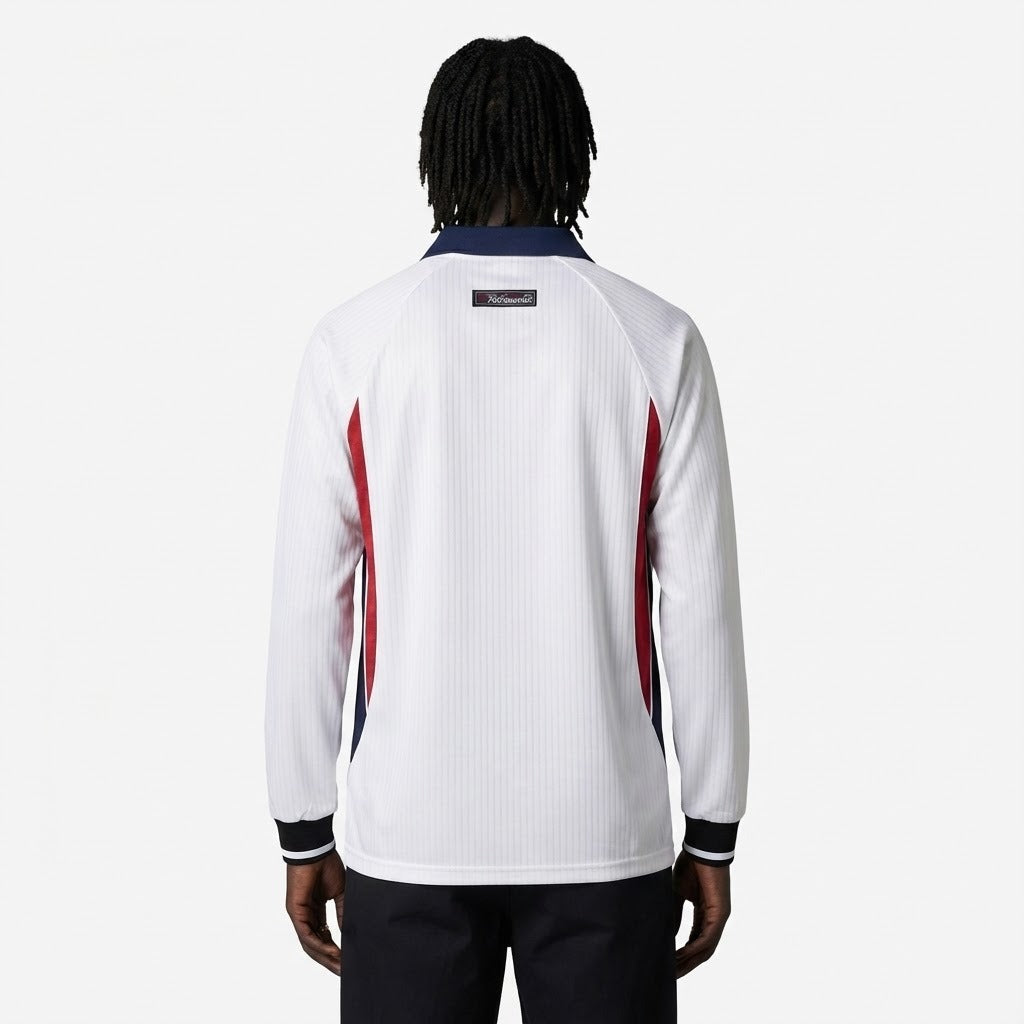 Retrô England 1998/99 Home Long Sleeve Jersey - image 2