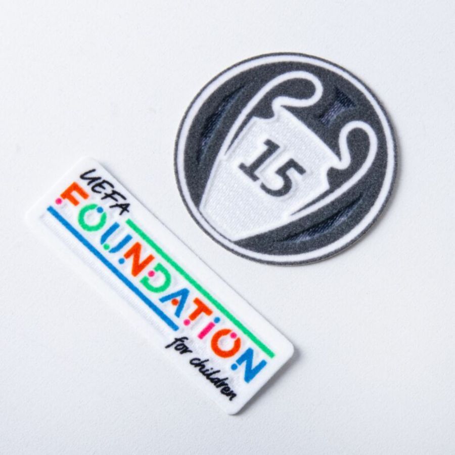 Real Madrid Home Fan Jersey 2024/25 es UCL UEFA Foundation (Official Printing)