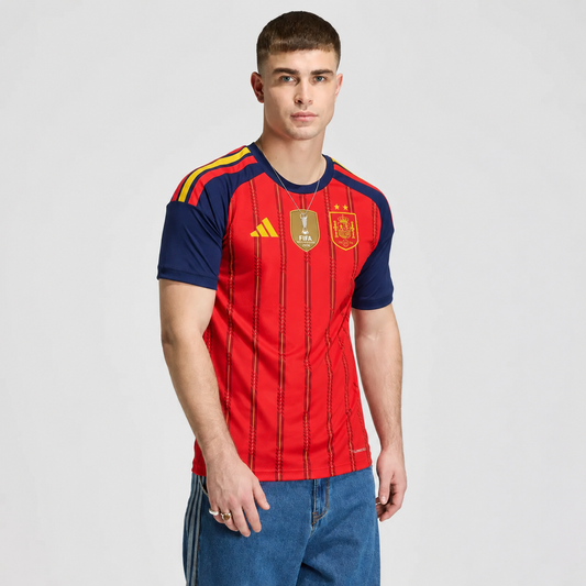 Spain 2026 home World Cup Patch Champion - Fan Version