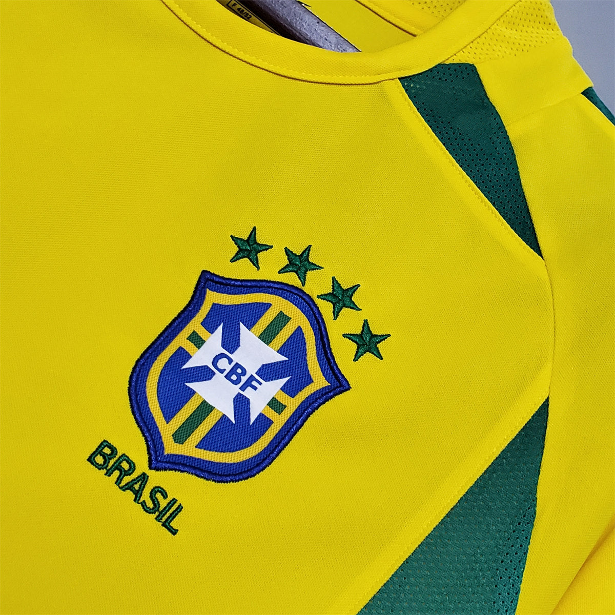 Brazil Home - Retrô 2002 Jersey - image 4