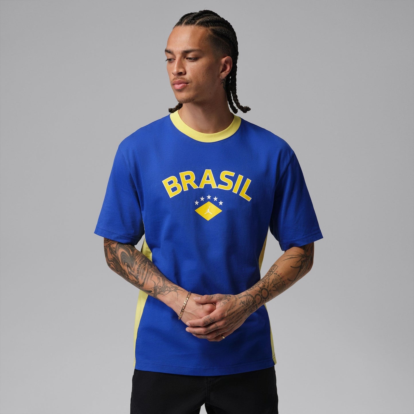 T-Shirt Brazil Air Jordan 85 Crew Men - image 1