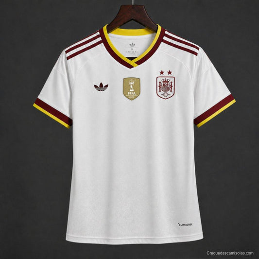 Spain Away World Cup 2026 Women Patch Champions - Fan Version