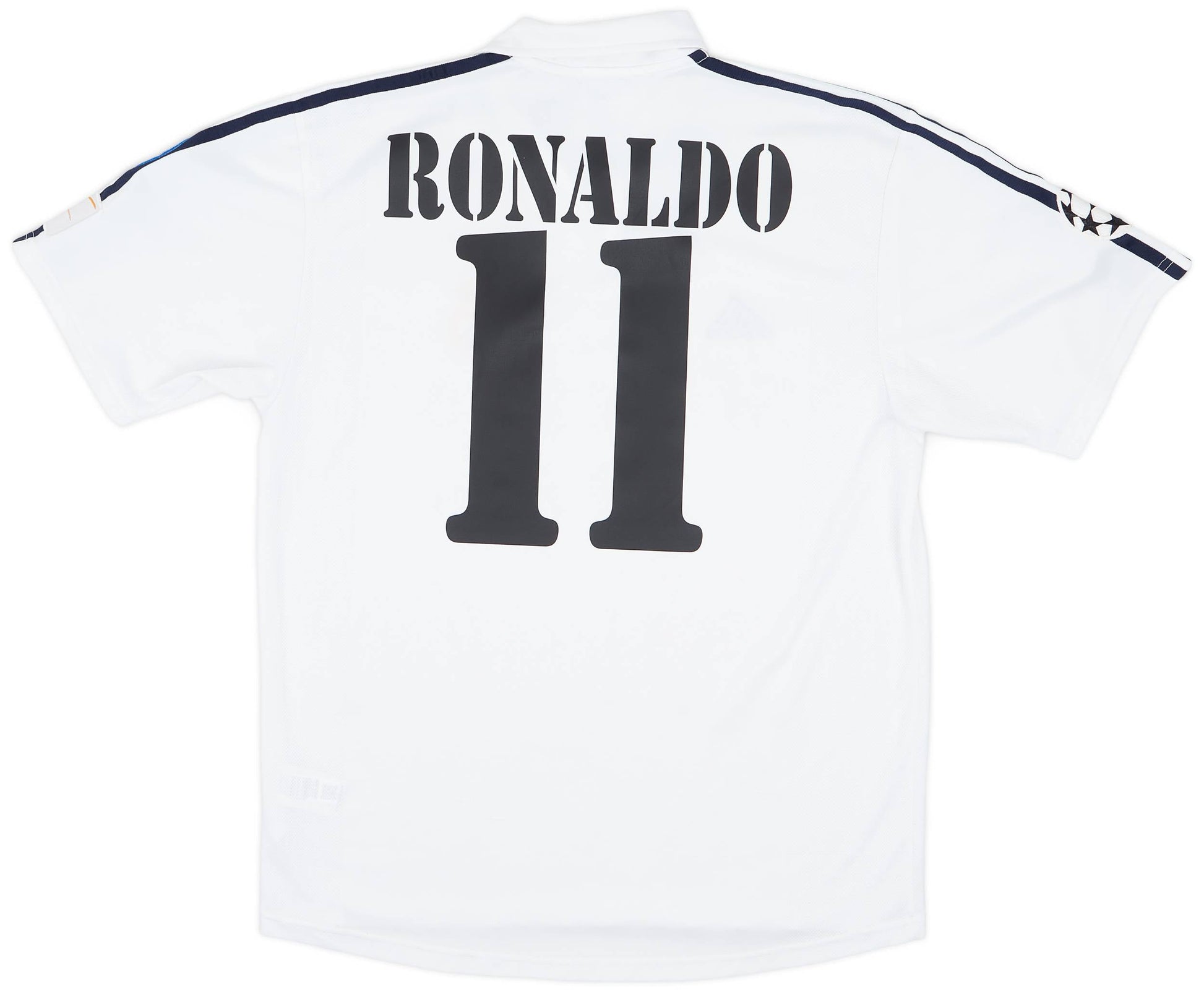 Ronaldo #11 Real Madrid Home Retro Jersey 2002/03 - image 1