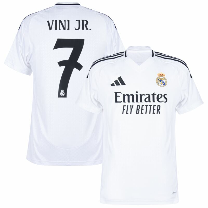 Real Madrid Home Fan Jersey 2024/25 Vini Jr. 7 - image 1