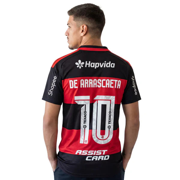 Camisa Flamengo 26/27 Home Jersey #DE ARRASCAETA - All Sponsors - Fan Version - image 1