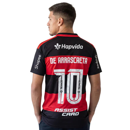 Camisa Flamengo 26/27 Home Jersey #DE ARRASCAETA - All Sponsors - Fan Version