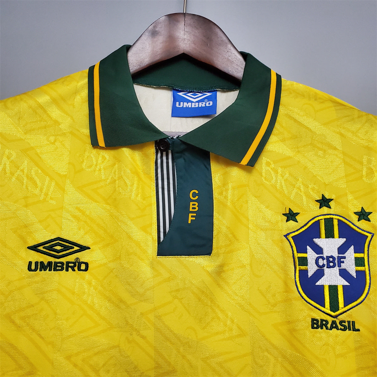 Brazil Home - Retrô 1991/92 Jersey - image 5