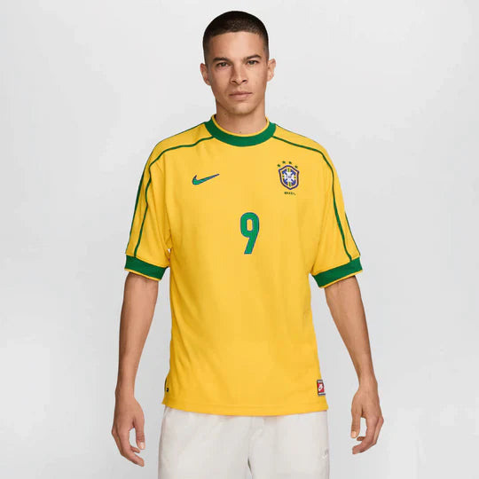 Brazil 1998/99 Retro Jersey – Men’s Edition RONALDO #9 - image 2