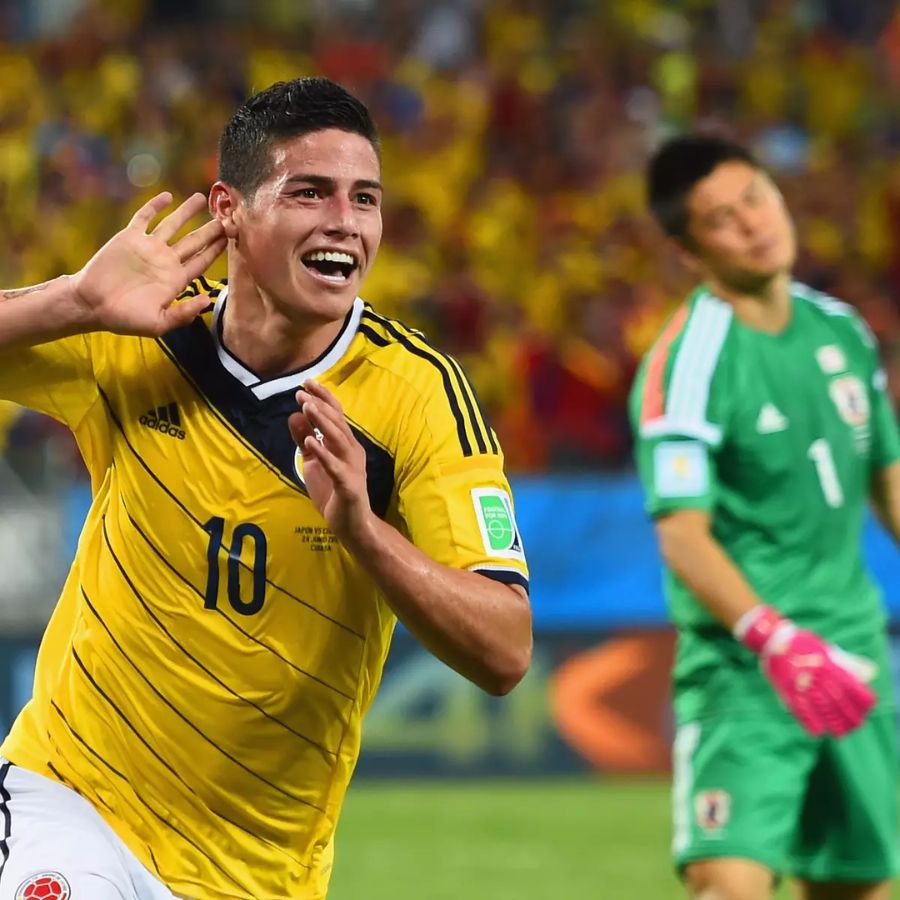 Retro Colombia Home Jersey 2014 James - image 2
