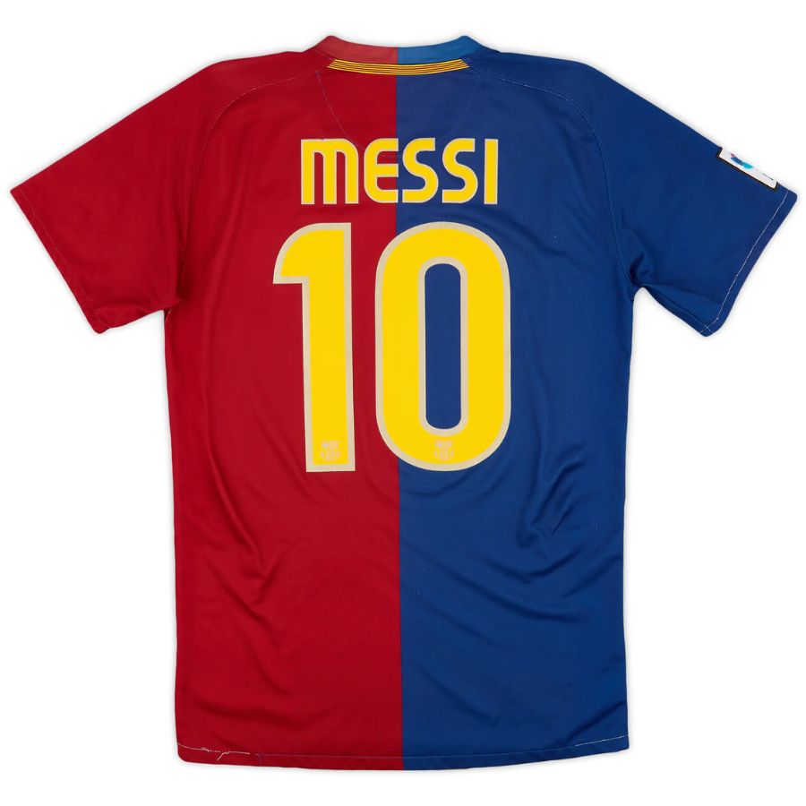 Messi #10 Barcelona Home Retro Jersey 2008/09 - image 1
