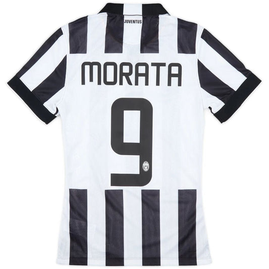 Morata #9 Juventus Home Retro Jersey 2014/15