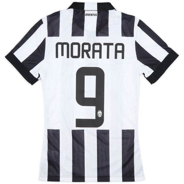 Morata #9 Juventus Home Retro Jersey 2014/15