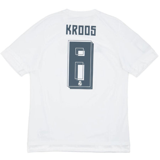 Kross #8 Real Madrid Home Retro Jersey 2015/16