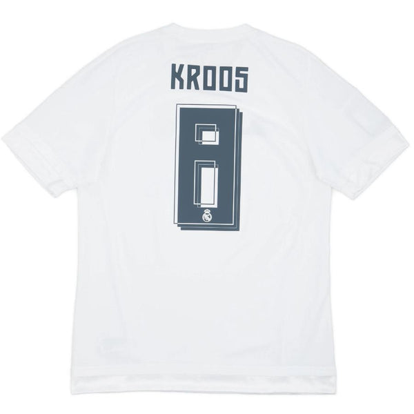 Kross #8 Real Madrid Home Retro Jersey 2015/16