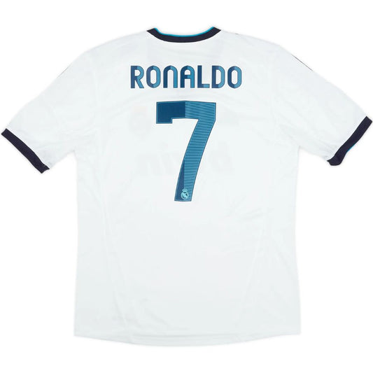 Cristiano Ronaldo #7 Real Madrid Home Retro Jersey 2012/13