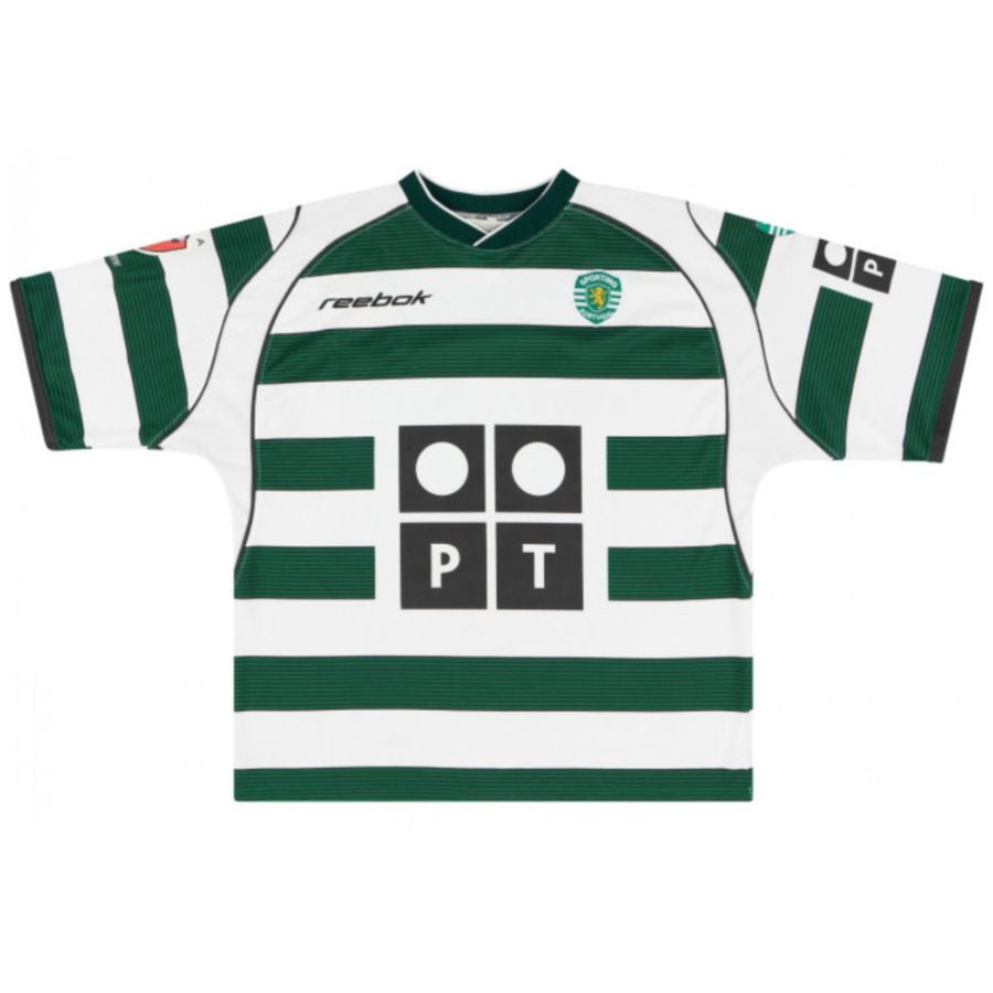 Sporting Home Retro Jersey 2002/03 - image 1