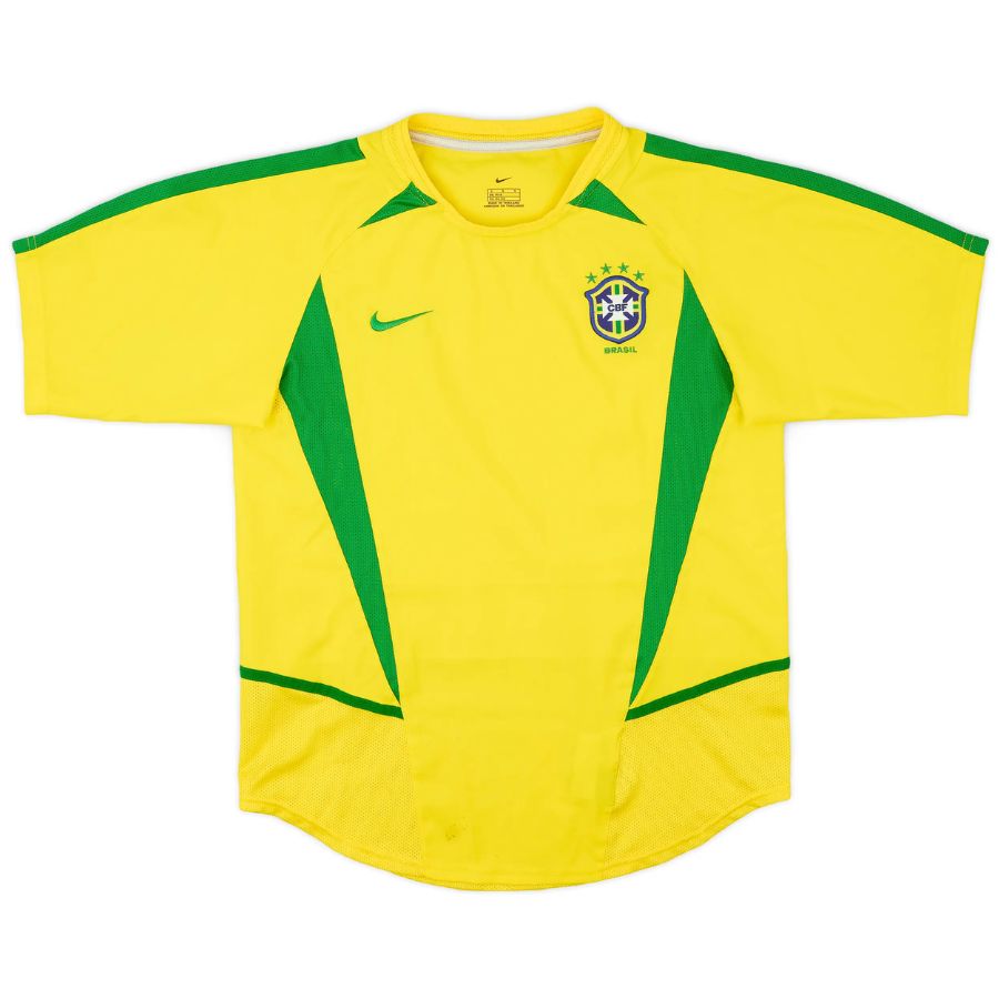 Ronaldinho 11 Brazil Home Retro 2002 World Cup Ronaldo Ronaldinho Rivaldo - image 5