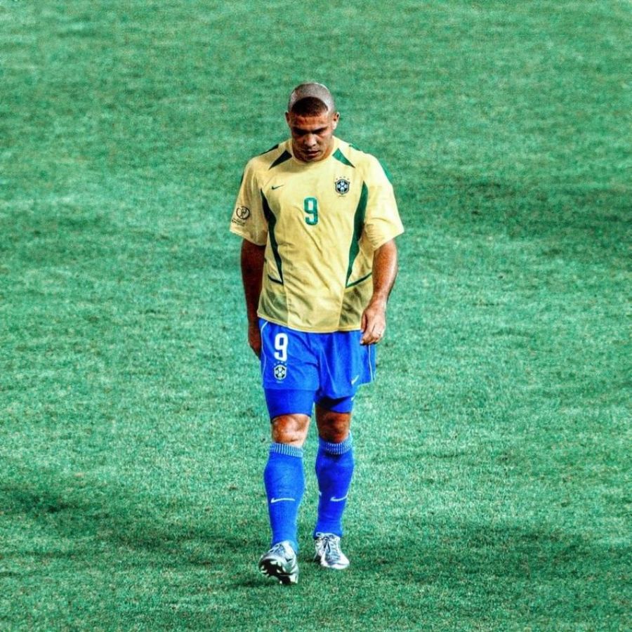 Brazil Home Retro 2002 World Cup Ronaldo Ronaldinho Rivaldo - image 3