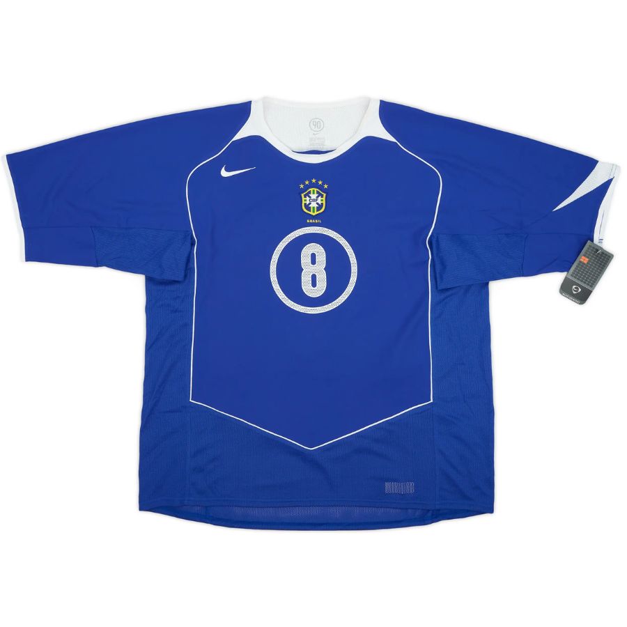 Kaka 8 Brazil Away Retro 2004 - image 2