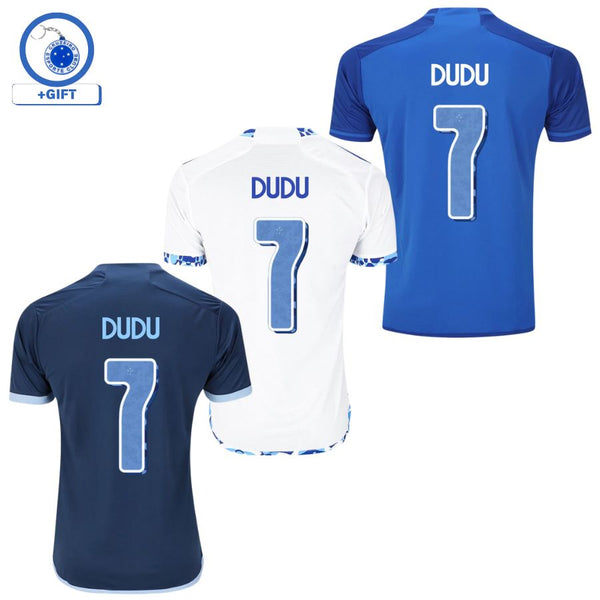Kit 3 Jersey Cruzeiro DUDU 7 Home, Away e Third 2024/25