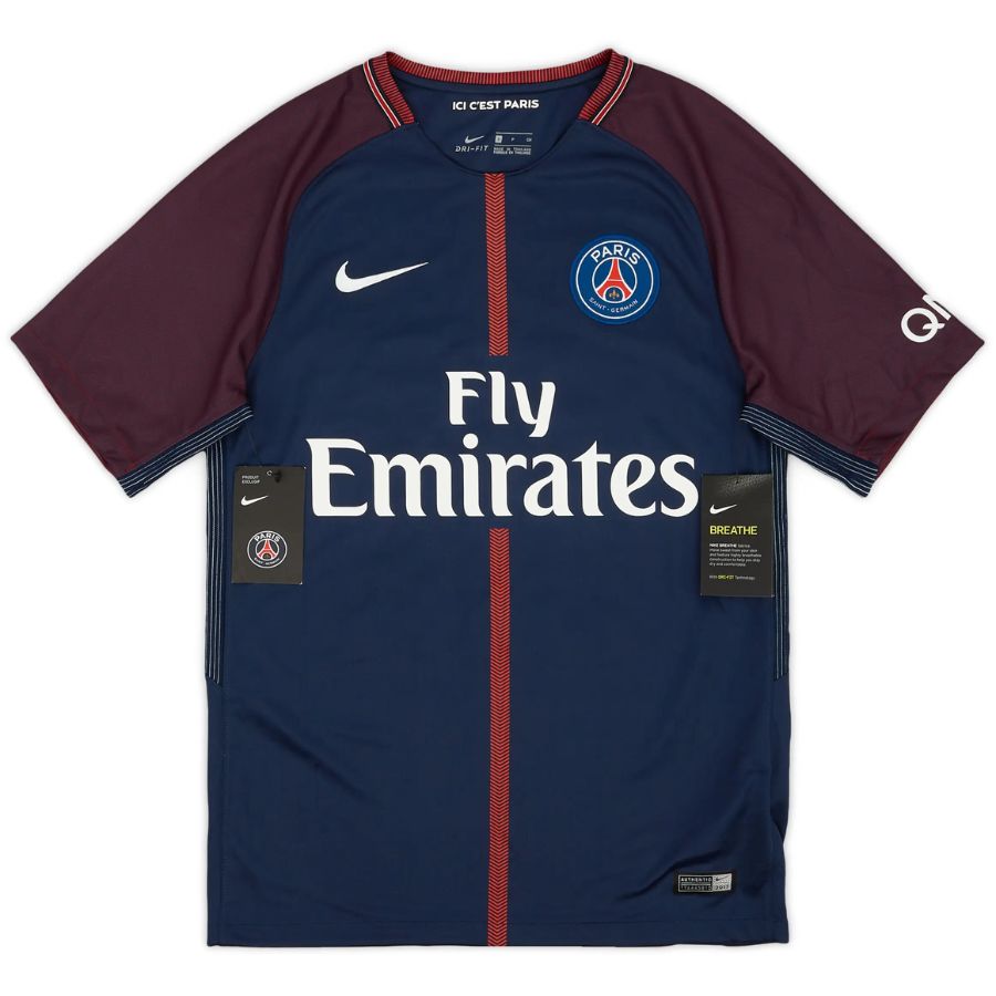 PSG Retro Home 2017/18 Fan Jersey Neymar Jr 10 - image 2