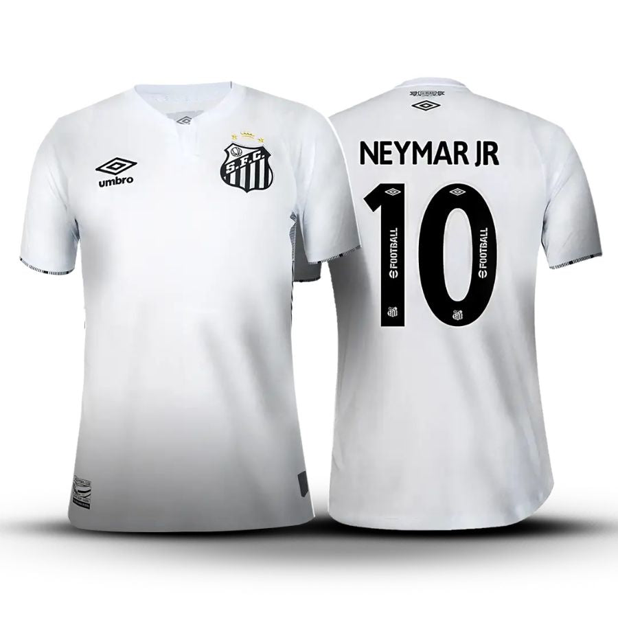 Santos Neymar JR 10 Home Fan Jersey 2024/25 - image 1