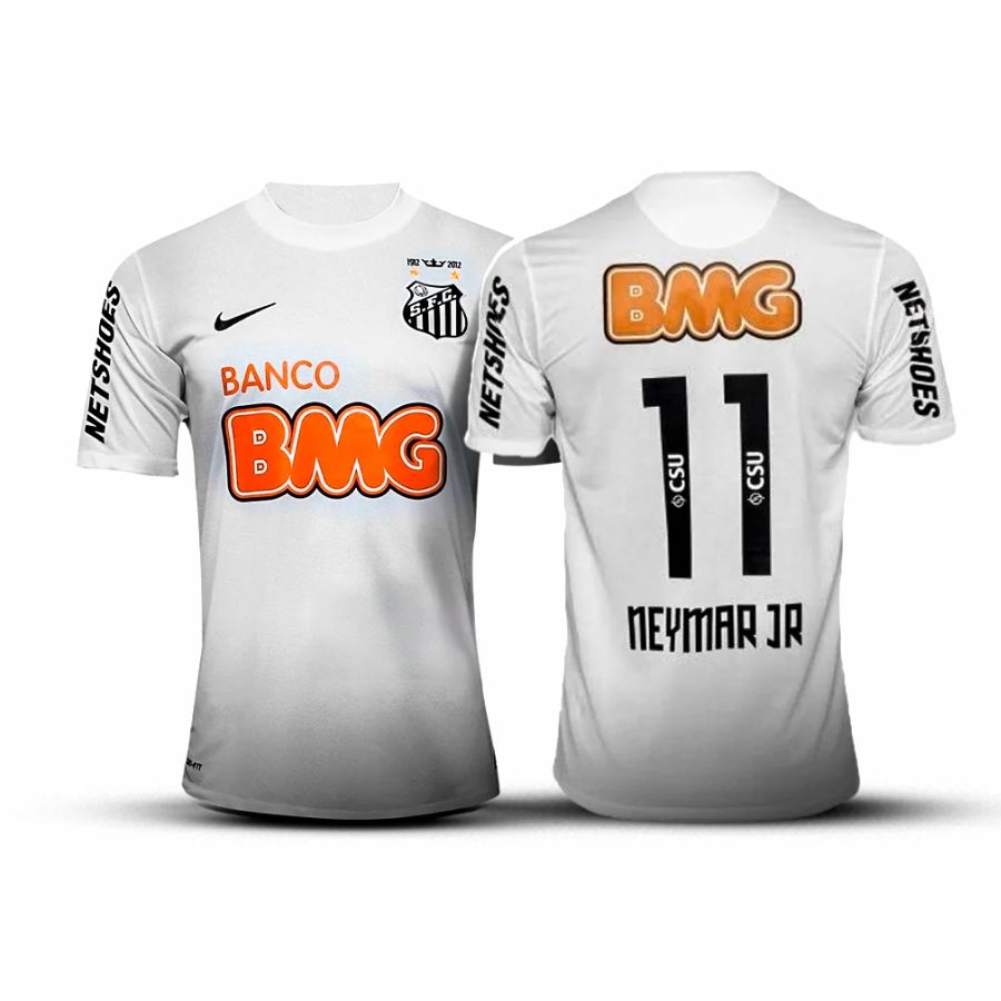 Santos Retro Home 2012/13 Fan Jersey Neymar Jr 11 - image 1