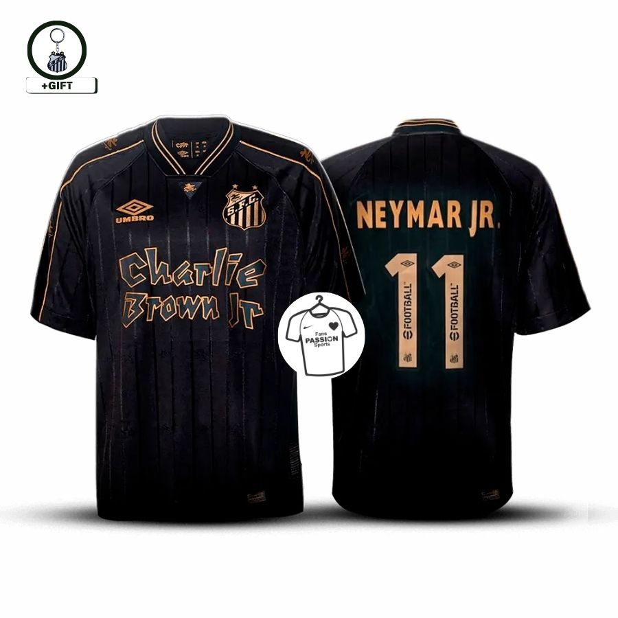 Santos Neymar JR 10 Special Edition Charlie Brown JR 2024 -Collab band home edition - image 1