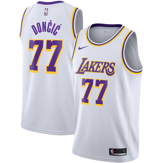 Luka Dončić Los Angeles Lakers  Unisex Swingman Jersey - Icon Edition - White