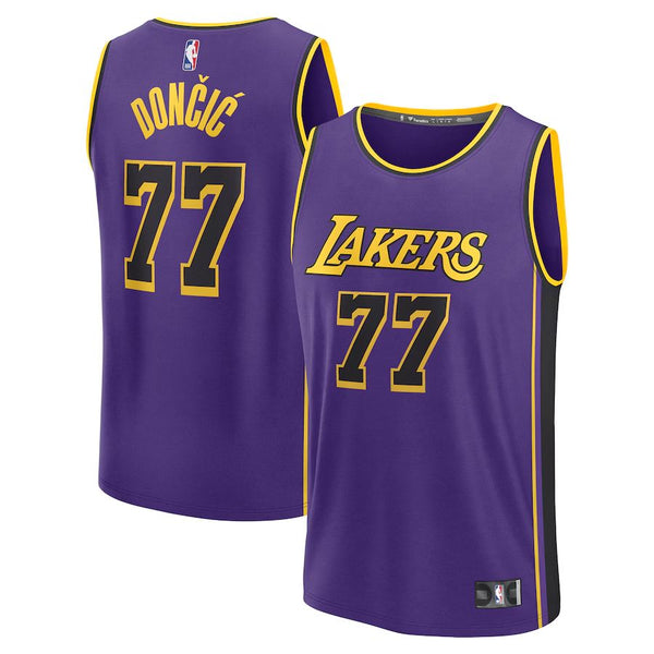 Luka Dončić Los Angeles Lakers  Unisex Swingman Jersey - Icon Edition - Purple