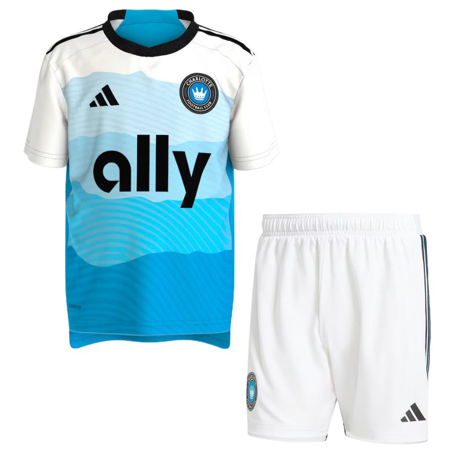 Kids Kit Charlotte FC Home Fan Jersey 2025/26 - image 1