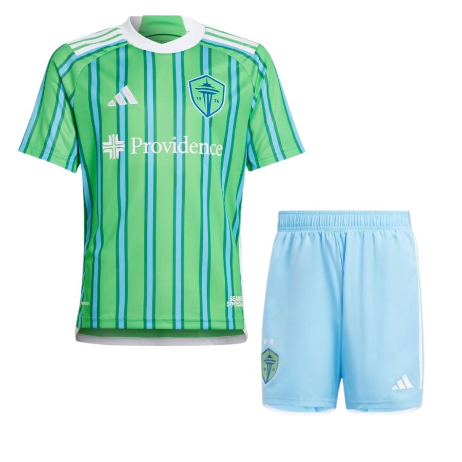 Kids Kit Seattle Sounders FC Home Fan Jersey 2025/26 - image 1