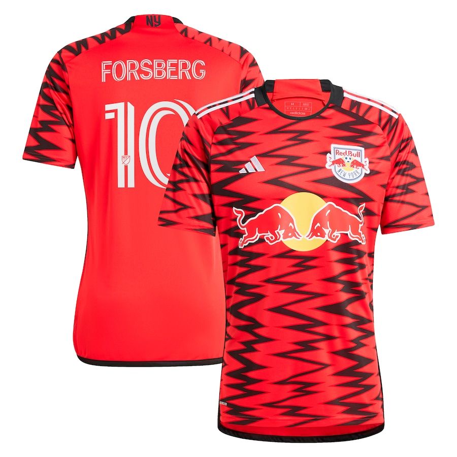 New York Red Bulls Forsberg 10 Home Fan Jersey 2025/26 - image 1
