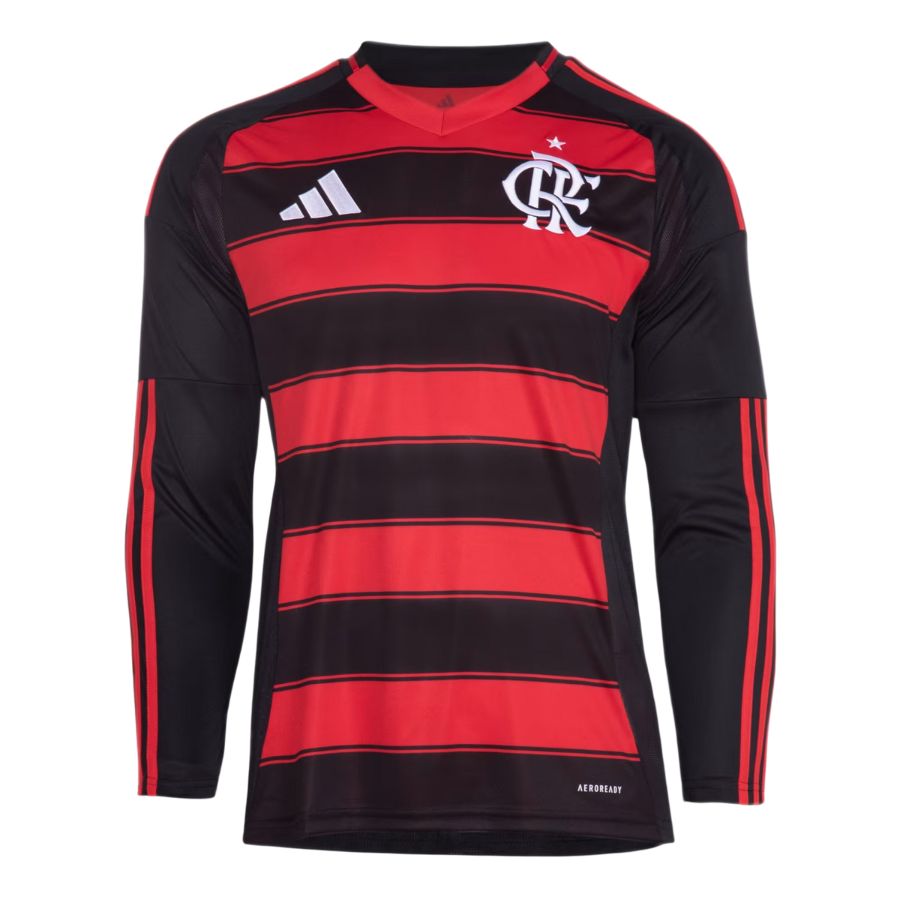 Flamengo Home Long Sleeve Fan Jersey 2025/26 - image 1