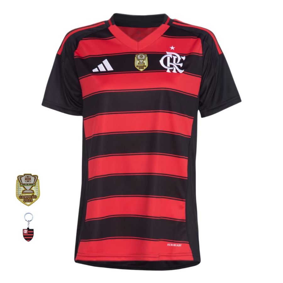 Flamengo Home Fan Jersey Women's 2025/26 - image 3