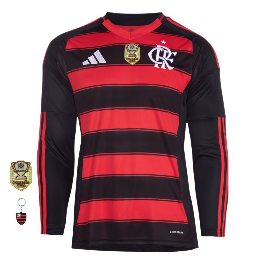 Flamengo Home Long Sleeve Fan Jersey 2025/26 - image 2
