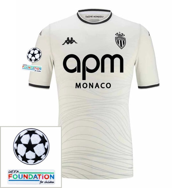 Atalanta Third Fan Jersey 2024/25 Patches UCL UEFA Foundation (Official Printing)