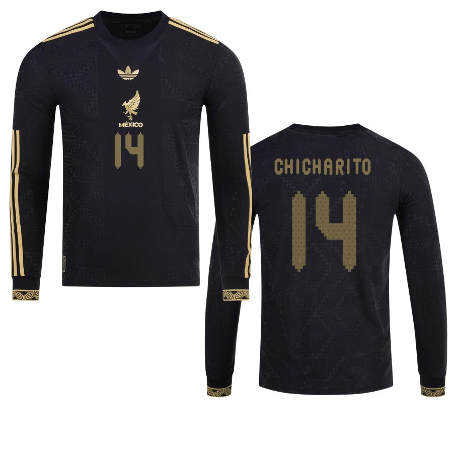 Mexico Chicharito 2025 Special Edition Long Sleeve Authentic Player Third Jersey by ad - image 1