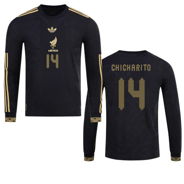Mexico Chicharito  2025 Special Edition Long Sleeve Authentic Player Third Jersey by ad