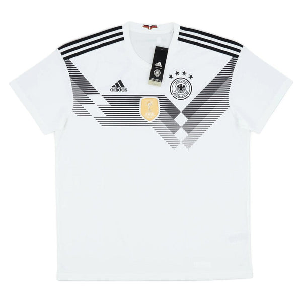 Germany Retro Home 2018/19 Fan Jersey Patch Winner World Cup 2014