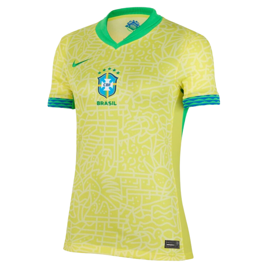 Brazil Home Fan Jersey Women's 2024/25 - image 1