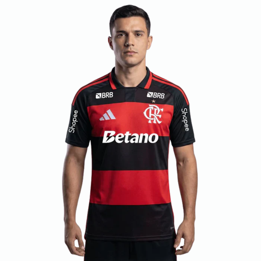 Camisa Flamengo Authentic Player I 2026 - Full Sponsors