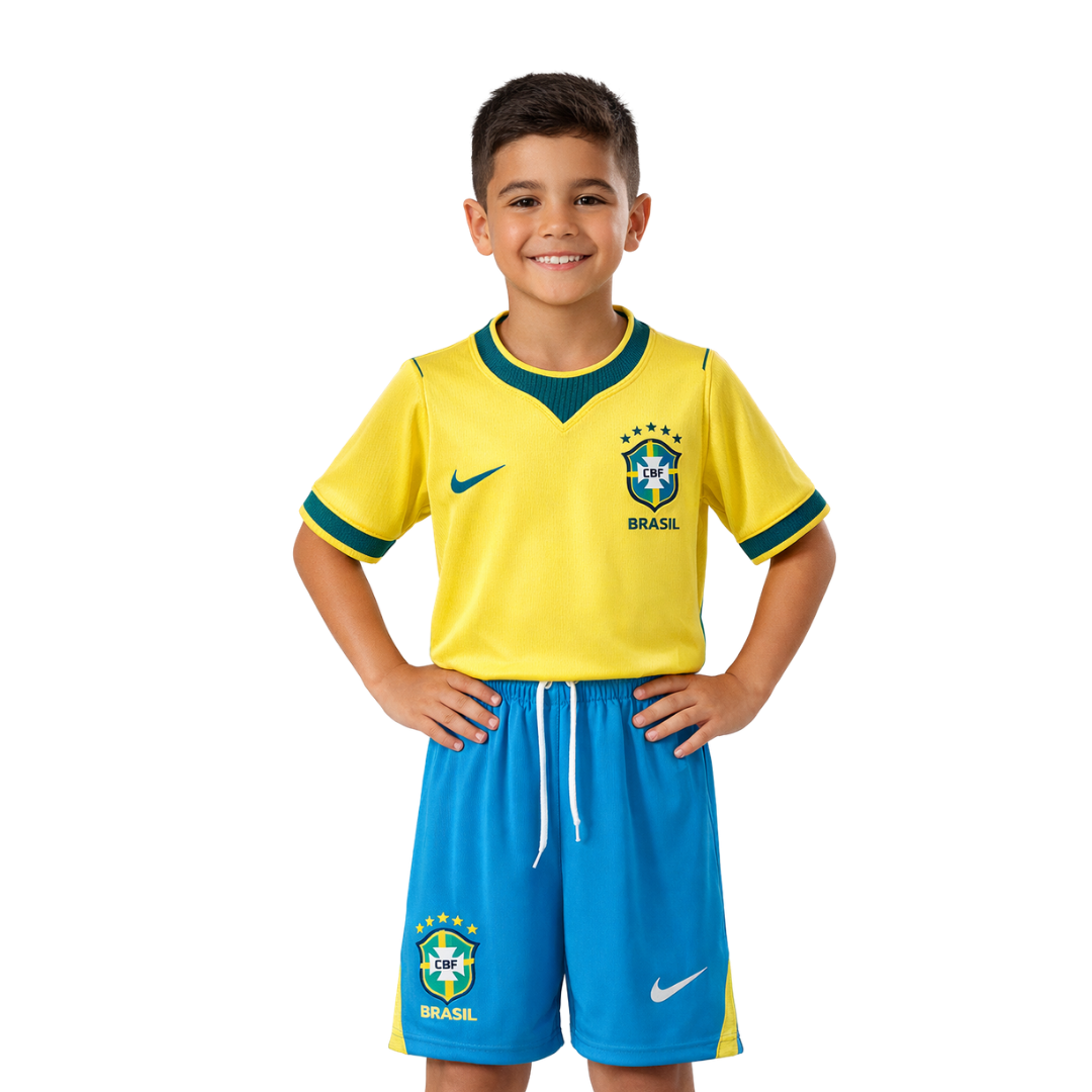 Brazil 2026 Kit Kids Neymar Jr. #10
