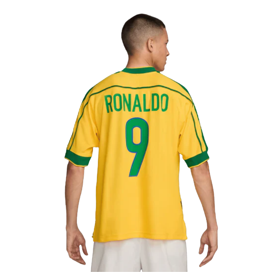 Brazil 1998/99 Retro Jersey – Men’s Edition RONALDO #9 - image 1