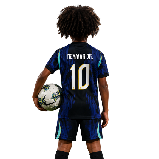 Brazil Away 2026 Neymar Jr. #10 - Kit Kids
