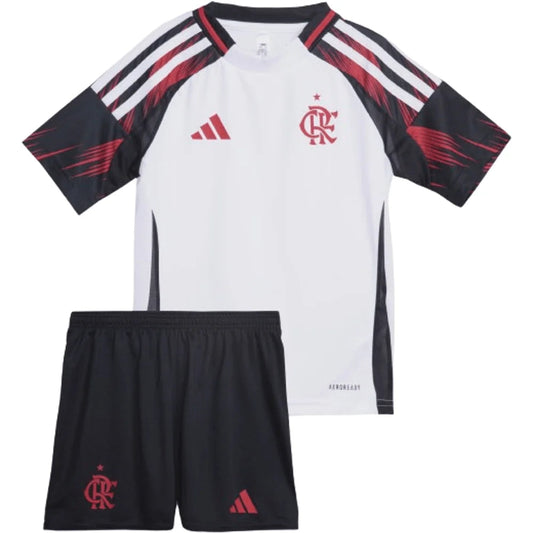 Kids Kit Flamengo Away Fan Jersey 2025/26