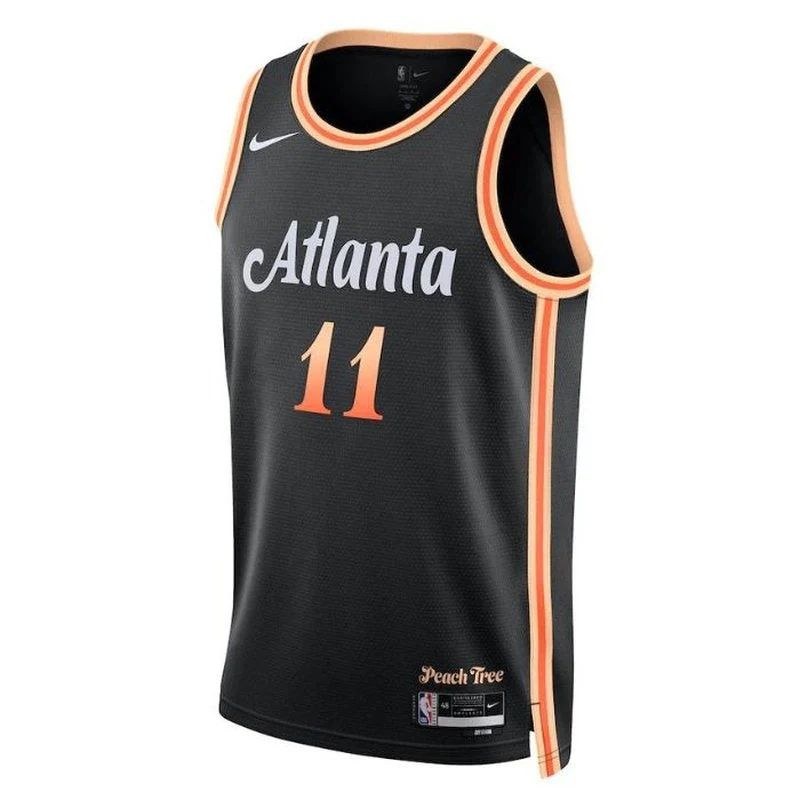 Trae Young Atlanta Hawks 22/23 Unisex NBA Jersey - City Edition - Black - image 2