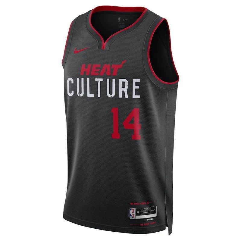 Tyler Herro Miami Heat Unisex 23/24 NBA Jersey - Black - City Edition - image 2