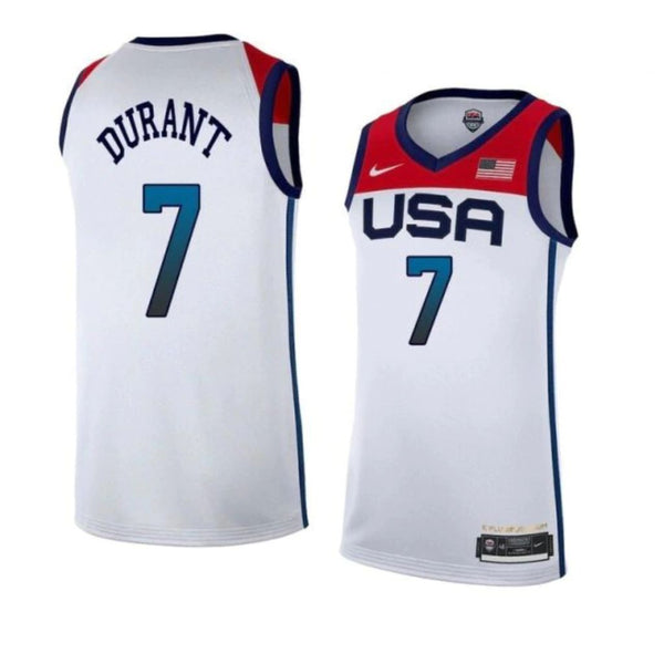 United States Home 2021 Tank Top - NBA - Swingman White