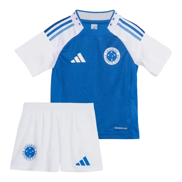 Kids KIT Cruzeiro Home Jersey 2025/26